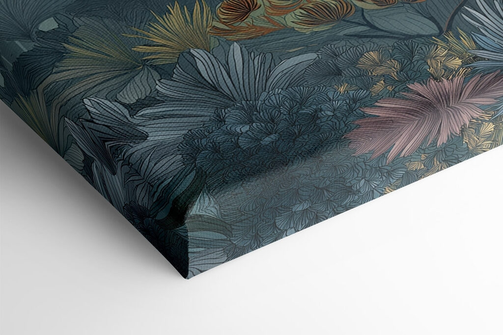 Painting of trees and plants