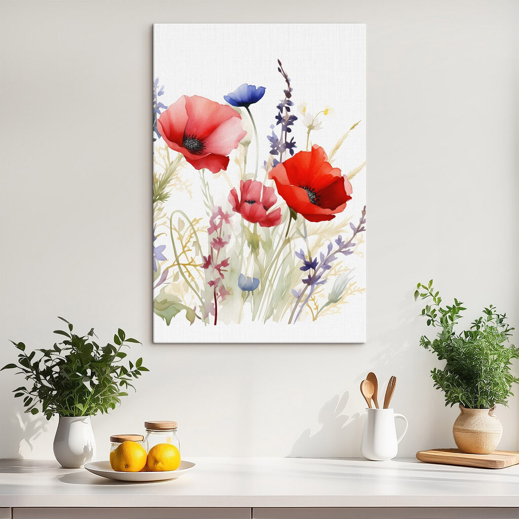 Watercolor painting of flowers Watercolor painting of flowers