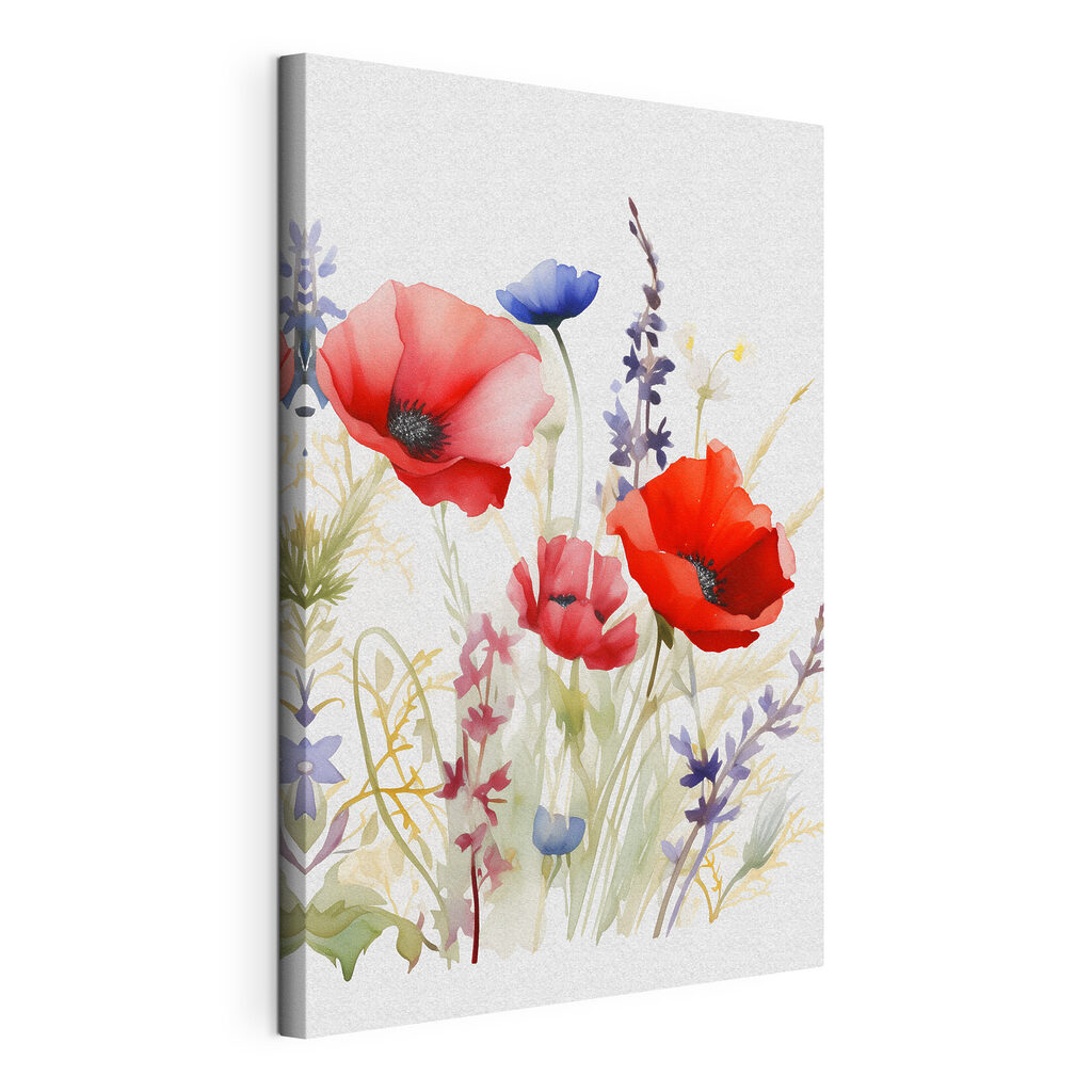Watercolor painting of flowers Watercolor painting of flowers