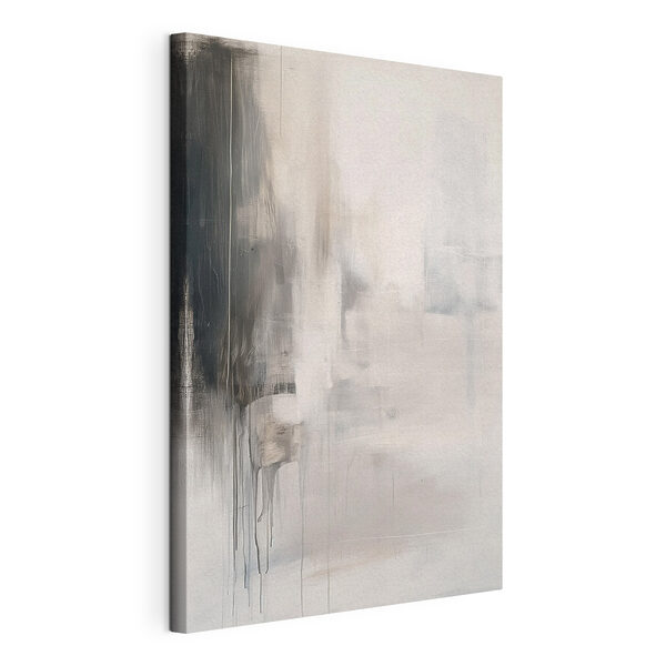 Canvas Schilderijen Abstracte schilderij in wit en zwart (Artikelnummer: s47458) Canvas Schilderijen Canvas Schilderijen Abstracte schilderij in wit en zwart (Artikelnummer: s47458)