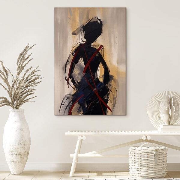 Canvas Schilderijen Canvas Schilderijen Schilderij van een vrouw (Artikelnummer: s47344)