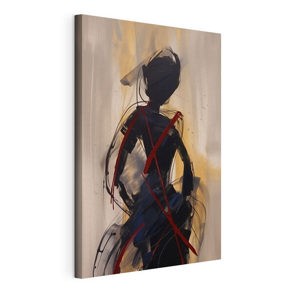 Canvas Schilderijen Canvas Schilderijen Schilderij van een vrouw (Artikelnummer: s47344)