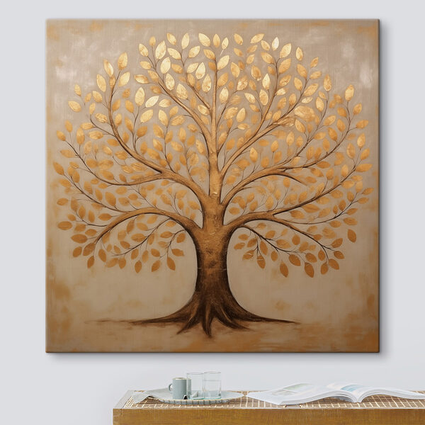 Canvas Schilderijen De schoonheid van de natuur, artistiek weergegeven
