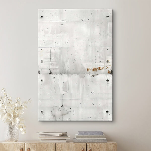Canvas Schilderijen Canvas Schilderijen Witte muur met gaten erin (Artikelnummer: s47632)