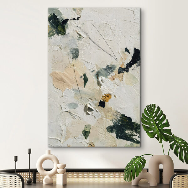 Canvas Schilderijen Abstracte texturen in rustgevende tinten