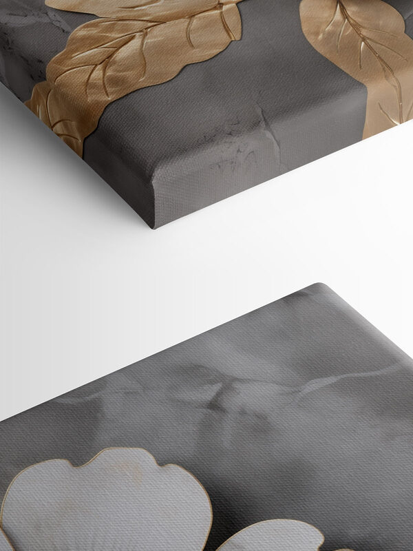 Delicate floral design with subtle elegance