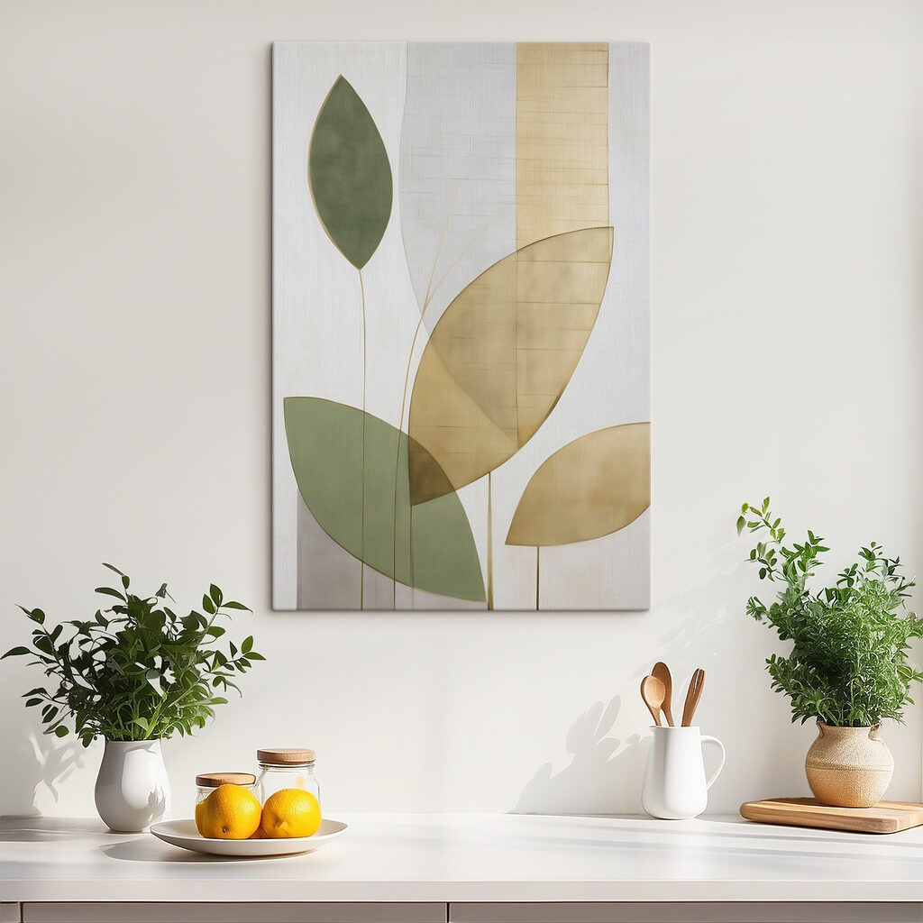 Nature-inspired abstract design on canvas Nature-inspired abstract design on canvas