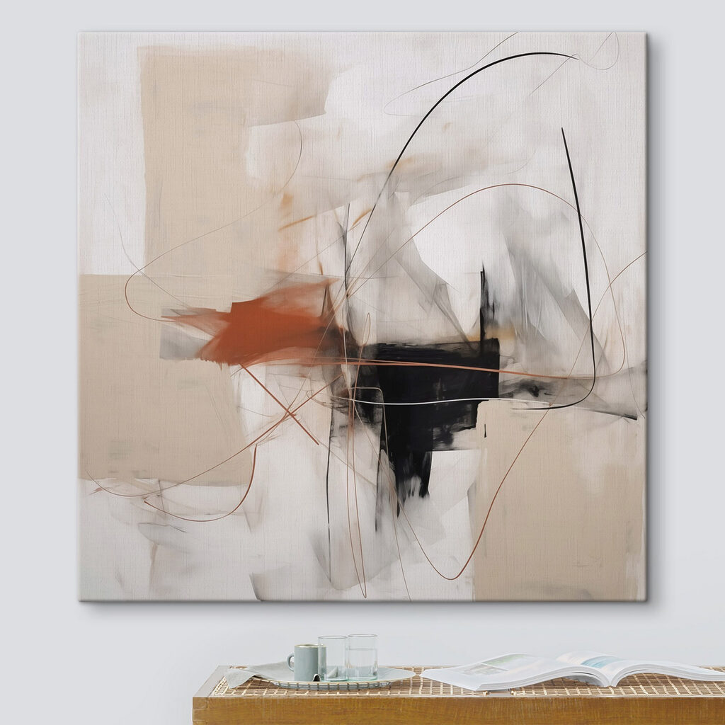Painting of a white wall