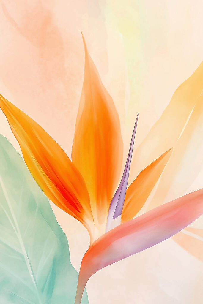 Vibrant blooms in soft pastel hues Vibrant blooms in soft pastel hues