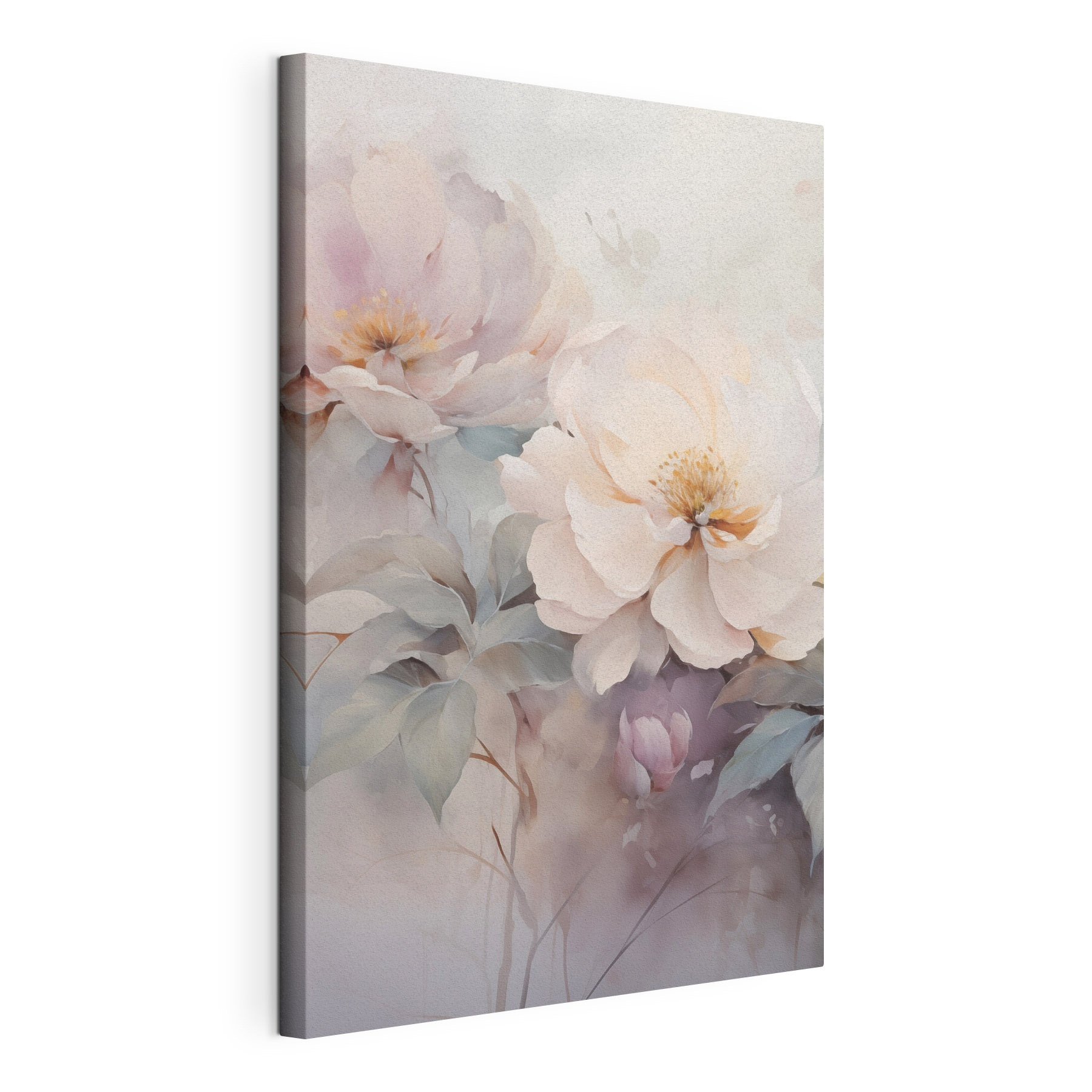 Painting of flowers on a surface Painting of flowers on a surface