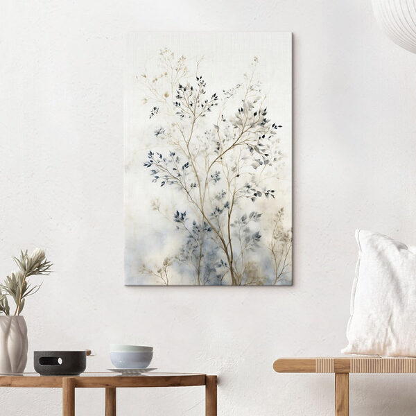 Painting of a tree with leaves Painting of a tree with leaves