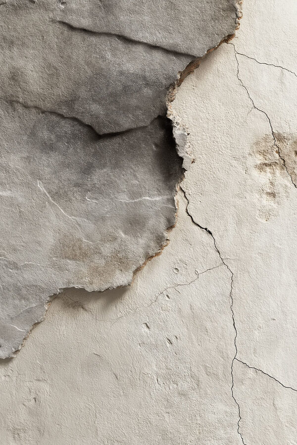 Peeling layers of aged surface Peeling layers of aged surface