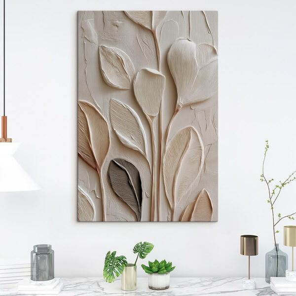 Natural elegance captured in textured form