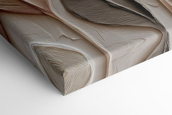 Natural elegance captured in textured form