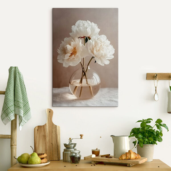 Canvas Schilderijen Canvas Schilderijen Vaas met bloemen erin (Artikelnummer: s48119)