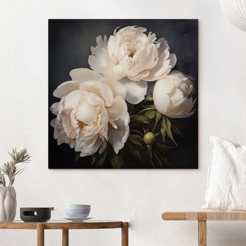 Delicate blooms in soft hues