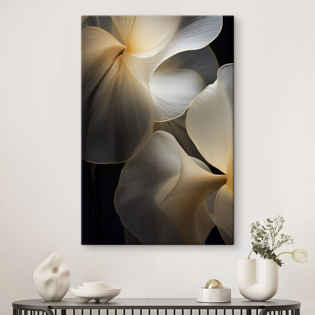 Delicate petals in soft hues
