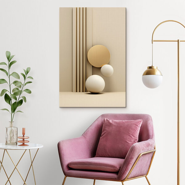 Simple shapes in soft neutral tones Simple shapes in soft neutral tones