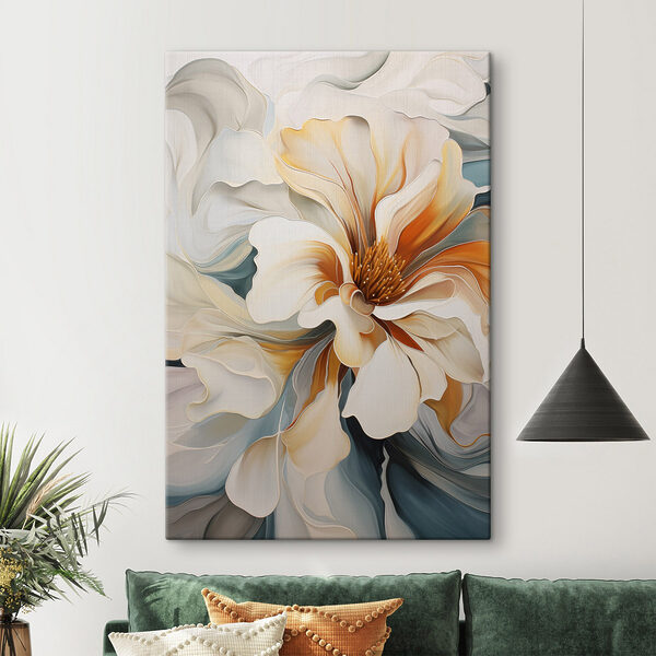 Canvas Schilderijen Canvas Schilderijen Levendige bloemen in zachte pasteltinten (Artikelnummer: s47877)