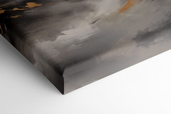 Painting of mountains with clouds Painting of mountains with clouds