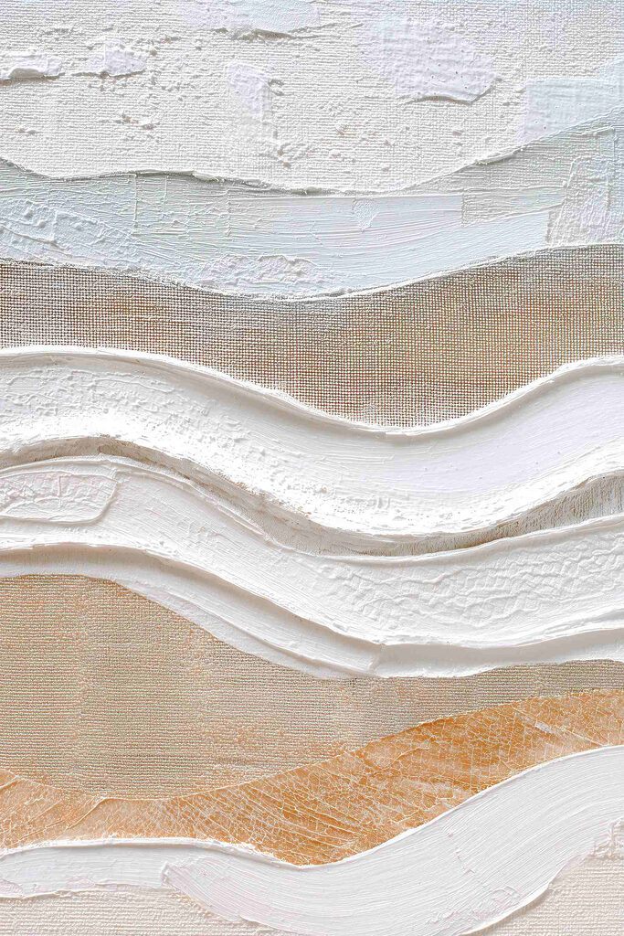 Abstract layers of soft colors