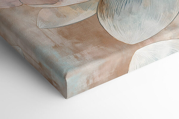 Elegant flower in soft pastel tones