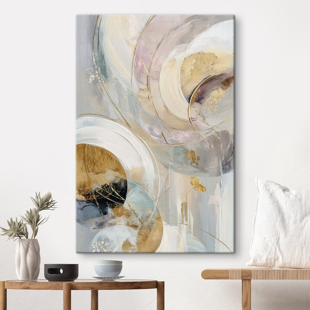 Soothing swirls of soft colors
