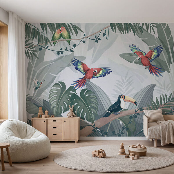 Een groep vogels op een boomtak