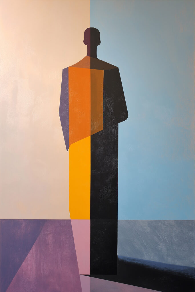 Painting of a person in a dress