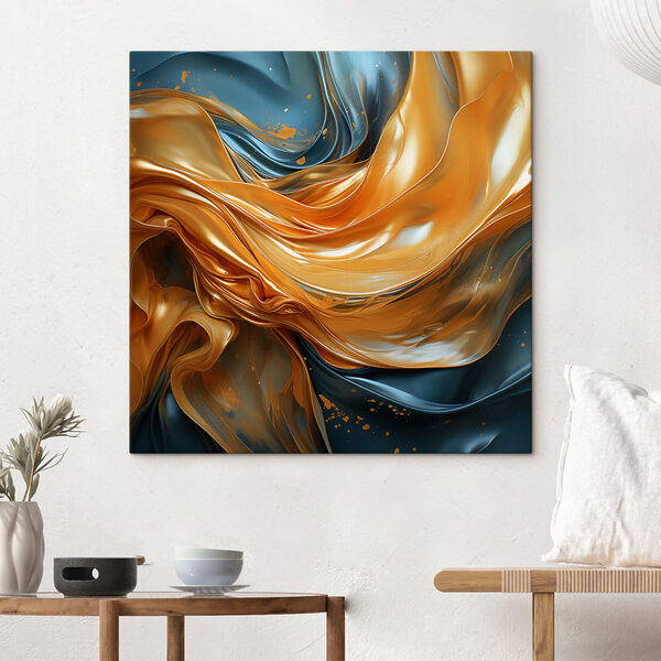 Flowing waves of vibrant colors Flowing waves of vibrant colors
