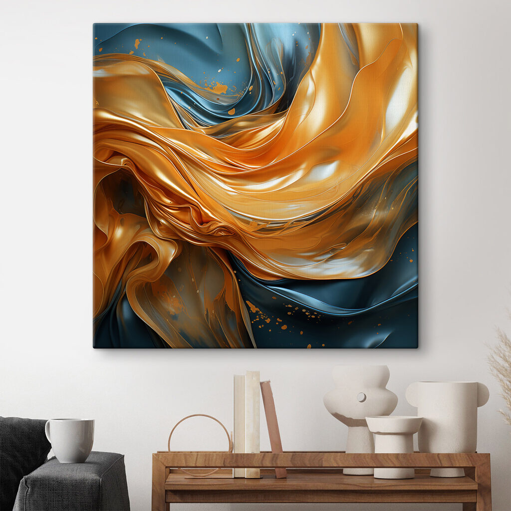 Flowing waves of vibrant colors Flowing waves of vibrant colors