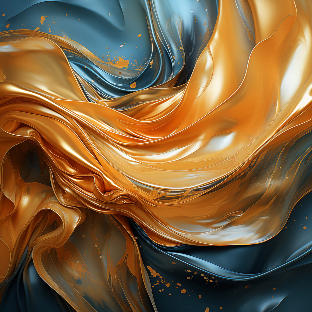Flowing waves of vibrant colors Flowing waves of vibrant colors