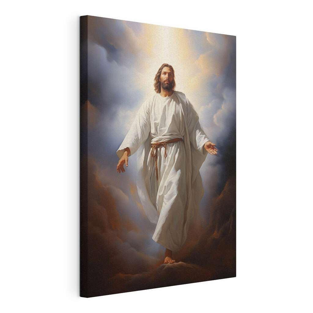 Painting of a man in a white robe