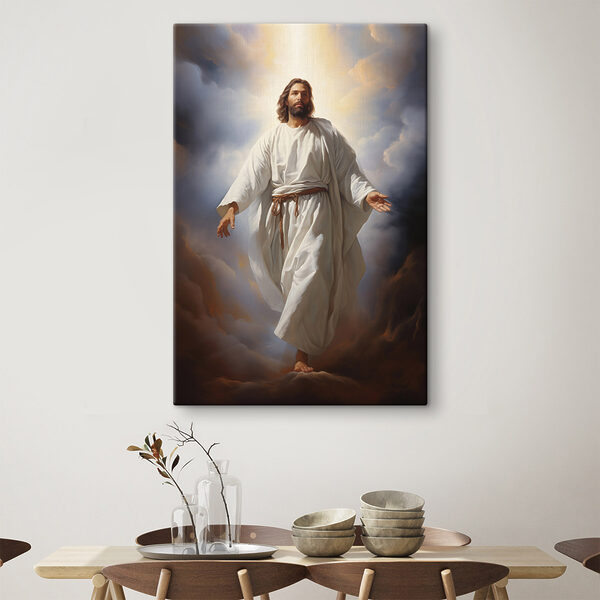 Painting of a man in a white robe