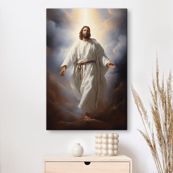 Painting of a man in a white robe