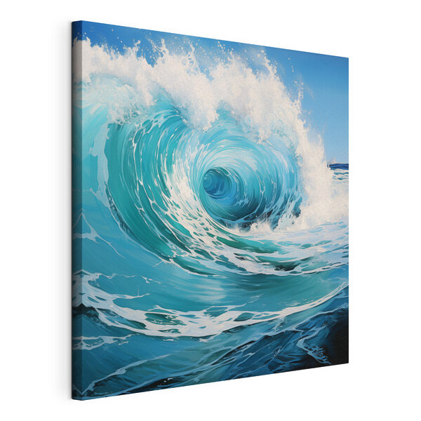 Canvas Schilderijen Grote golf in de oceaan (Artikelnummer: s49637) Canvas Schilderijen Canvas Schilderijen Grote golf in de oceaan (Artikelnummer: s49637)