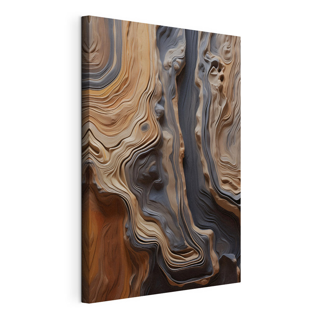 Flowing patterns of earthy tones