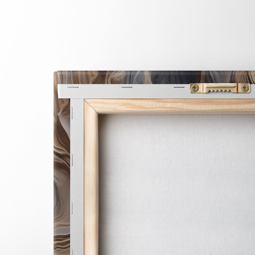 Flowing patterns of earthy tones