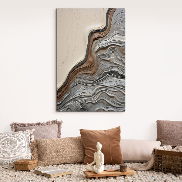 Abstract patterns in soft hues
