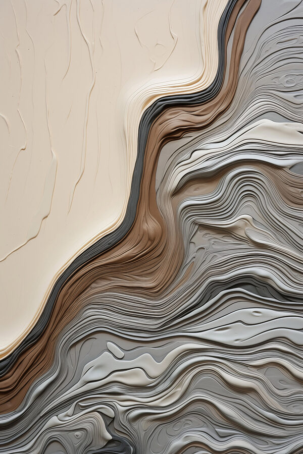 Abstract patterns in soft hues