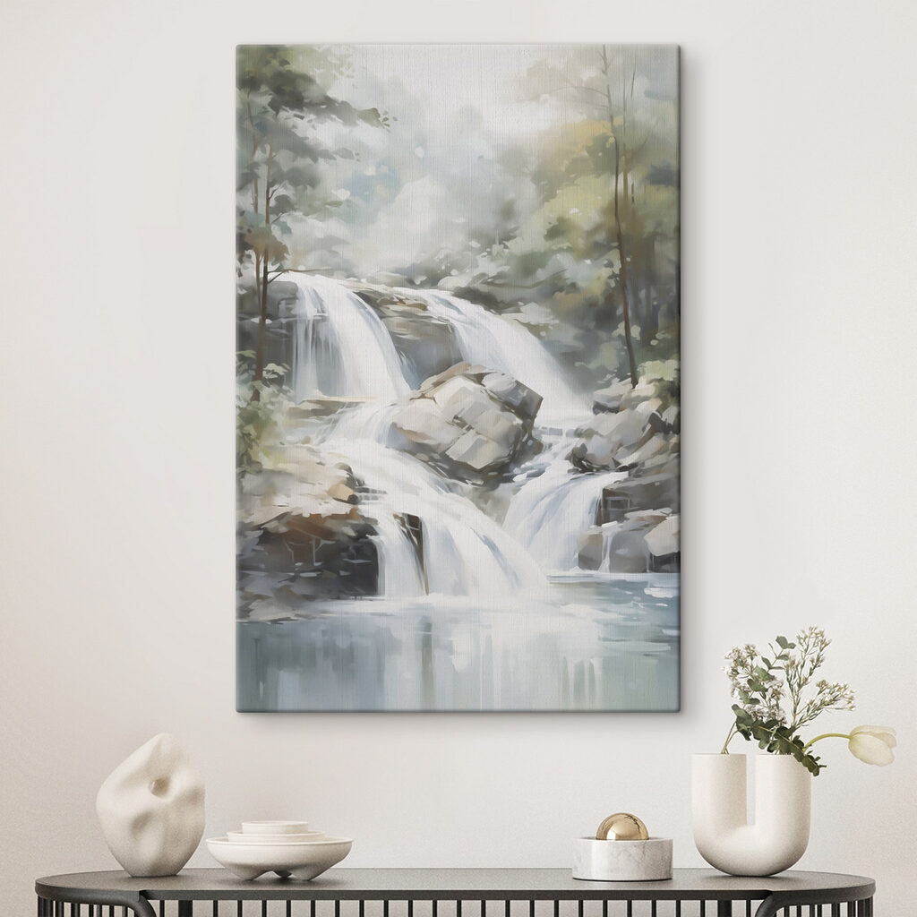 Waterfall in a forest