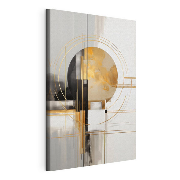 Canvas Schilderijen Schilderij van een cirkel en lijnen (Artikelnummer: s49481) Canvas Schilderijen Canvas Schilderijen Schilderij van een cirkel en lijnen (Artikelnummer: s49481)