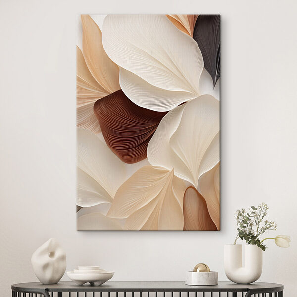 Soft, flowing shapes in gentle tones