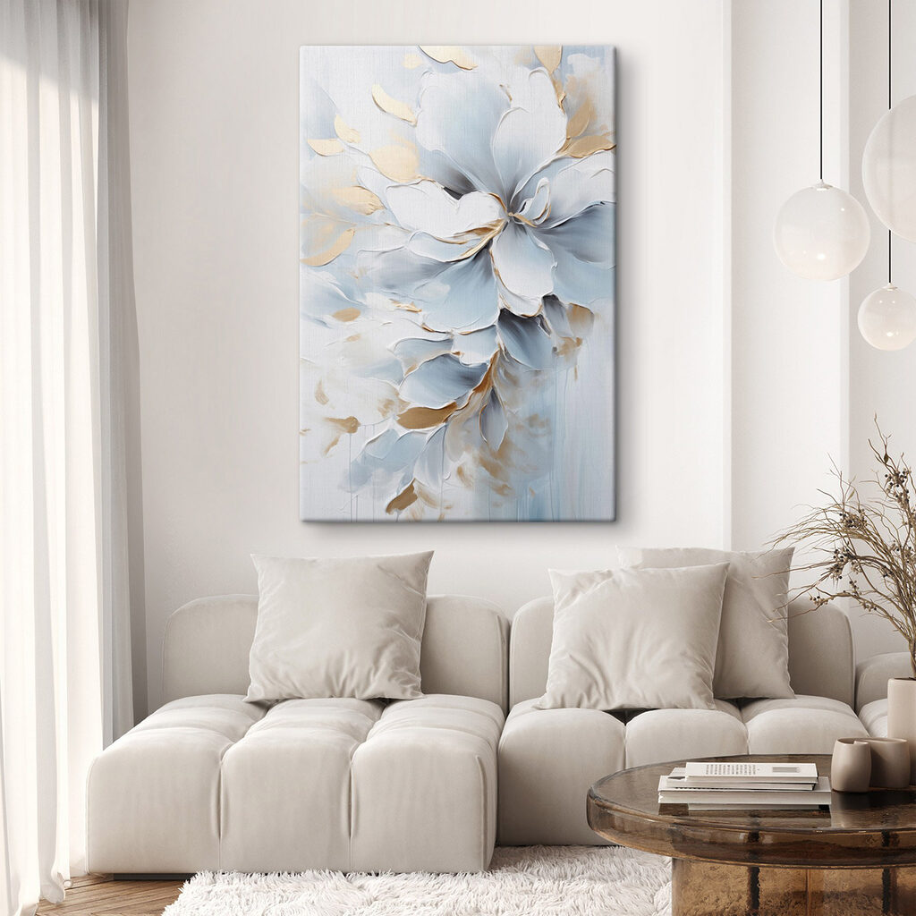 Painting of a flower Painting of a flower