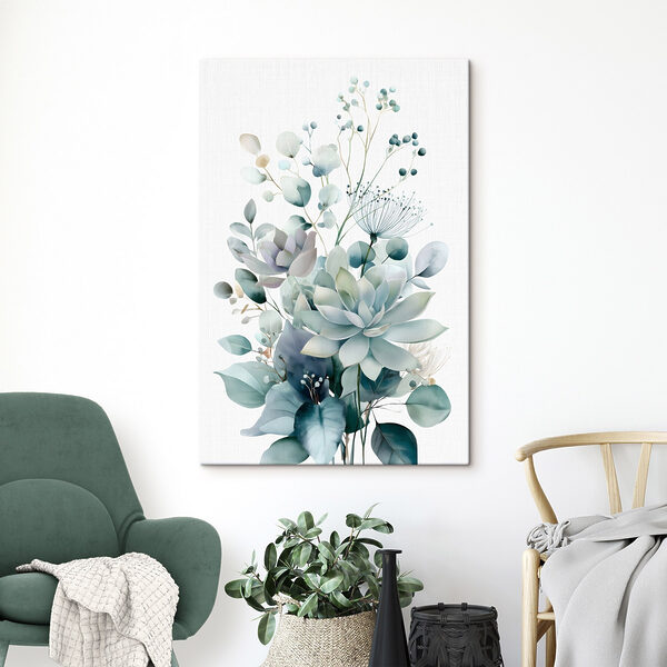 Canvas Schilderijen Verfijnde bloemen in zachte tinten (Artikelnummer: s49427) Canvas Schilderijen Canvas Schilderijen Verfijnde bloemen in zachte tinten (Artikelnummer: s49427)