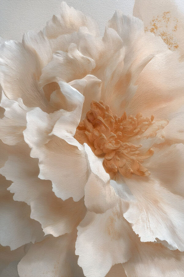 Delicate flower in soft hues