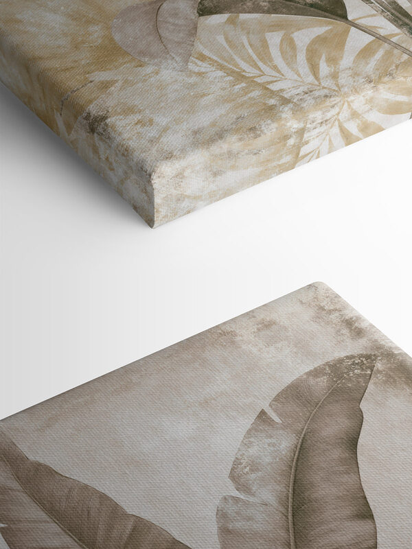 Whimsical foliage in soft tones