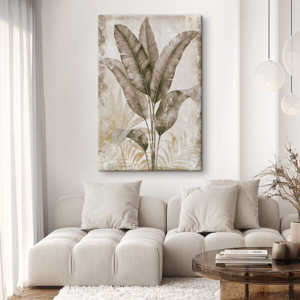 Whimsical foliage in soft tones