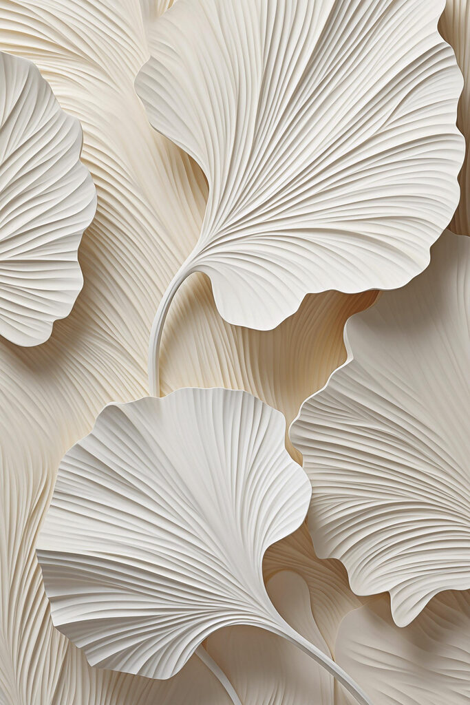 Nature-inspired textured leaf design