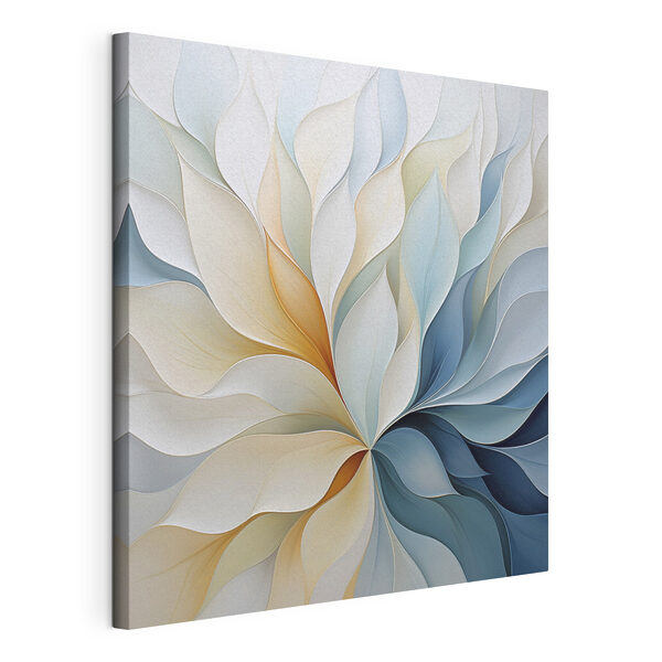 Canvas Schilderijen Canvas Schilderijen Vloeiende patronen in zachte tinten (Artikelnummer: s49746)
